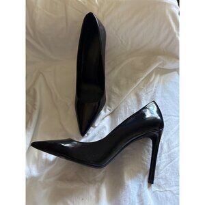 DKNY Black Patent Leather Pointed-Toe High Heels Womens Size11 Stiletto Pumps